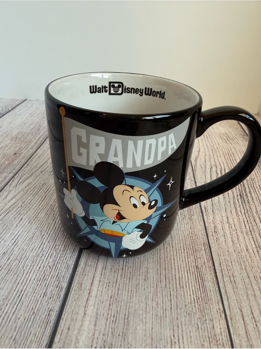 Walt Disney World Grandpa Coffee Cup Mug Castle Mickey Mouse